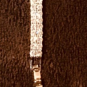 Costume jewelry tennis bracelet